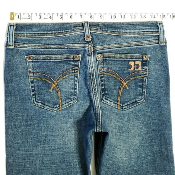 Joe's RAW HEM BOOT CUT Low Rise Ankle Jeans 29 - Picture 3 of 8